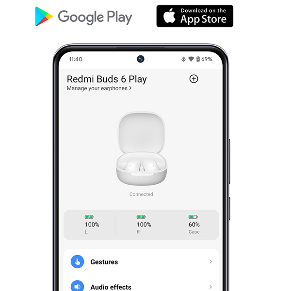 אוזניות TWS דור 6 שיאומי Redmi Buds 6 Play – תמונה 16